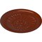 Ekena Millwork Temple Ceiling Medallion (Fits Canopies up to 9 1/4"), Hand-Painted Firebrick, 24"OD x 1 5/8"P CM24TEFIF - alternate 3